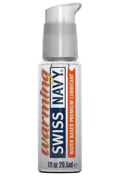 разогревающий лубрикант на водной основе swiss navy warming lube - 29,5 мл. от магазина «Зона Белья»