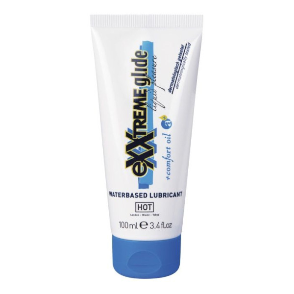 анальная смазка на водной основе exxtreme glide - 100 мл. от магазина «Зона Белья»