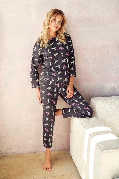 2985 luiza пижама женская со штанами от магазина «Зона Белья»