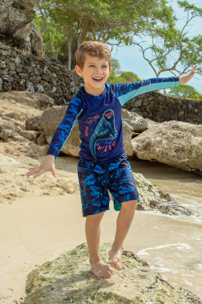 Плавательные шорты для мальчиков 4105649 Dark Blue