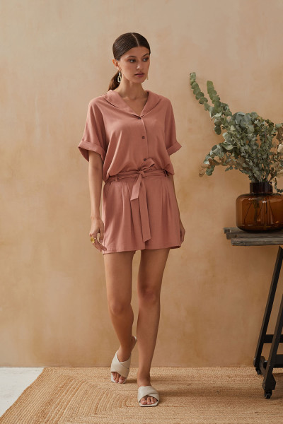 шорты 61745-3 бежевый от магазина «Зона Белья»