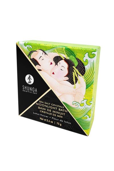 соль для ванны bath salts lotus flower с ароматом цветков лотоса - 75 гр. от магазина «Зона Белья»
