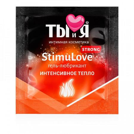 разогревающий гель-лубрикант stimulove strong в одноразовой упаковке - 4 гр. купить по доступной цене в интернет-магазине Zonabelya.ru! 