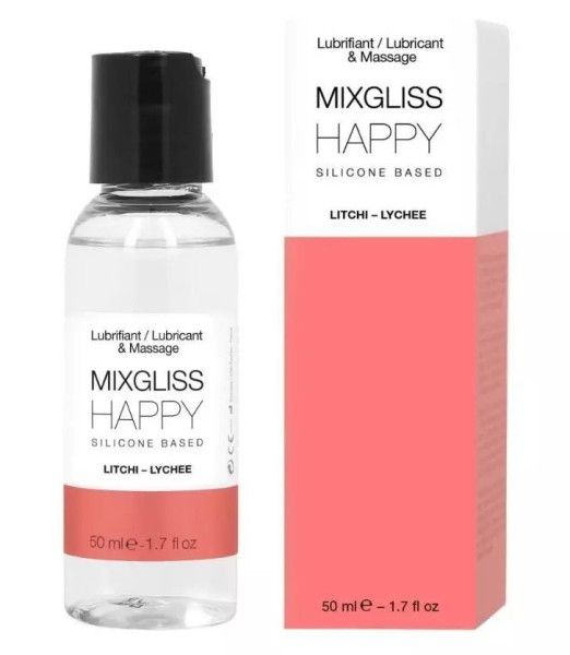 смазка на силиконовой основе mixgliss happy - 50 мл. от магазина «Зона Белья»