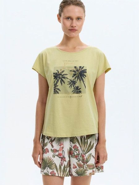 №е20213 пижама с шортами "тропики" от магазина «Зона Белья»