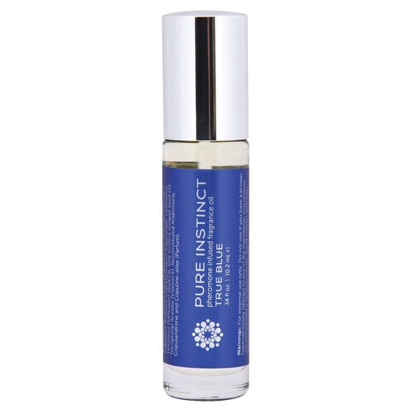 обогащенное ароматическое масло для двоих pure instinct oil true blue roll on - 10,2 мл. от магазина «Зона Белья»