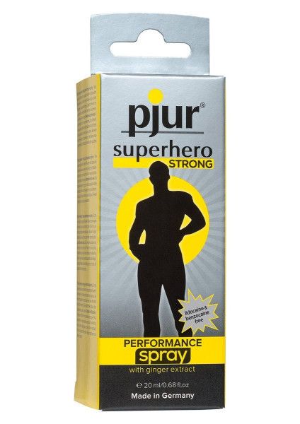 спрей-пролонгатор длительного действия pjur superhero strong spray - 20 мл. от магазина «Зона Белья»
