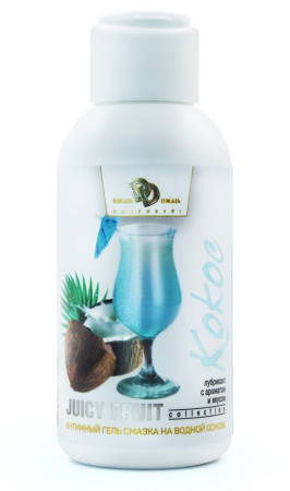 интимный гель на водной основе juicy fruit с ароматом кокоса - 100 мл. купить по доступной цене в интернет-магазине Zonabelya.ru! 