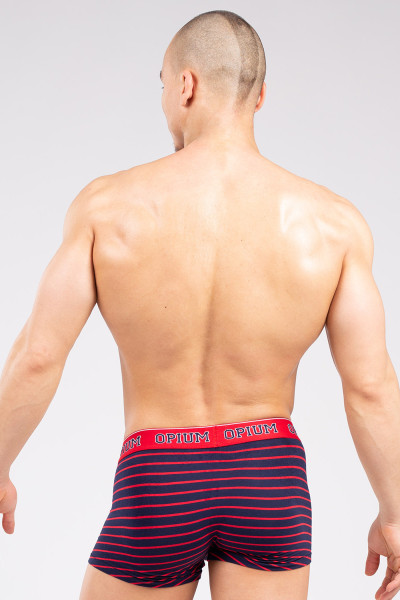 мужские трусы r-123 синий-красный от магазина «Зона Белья»