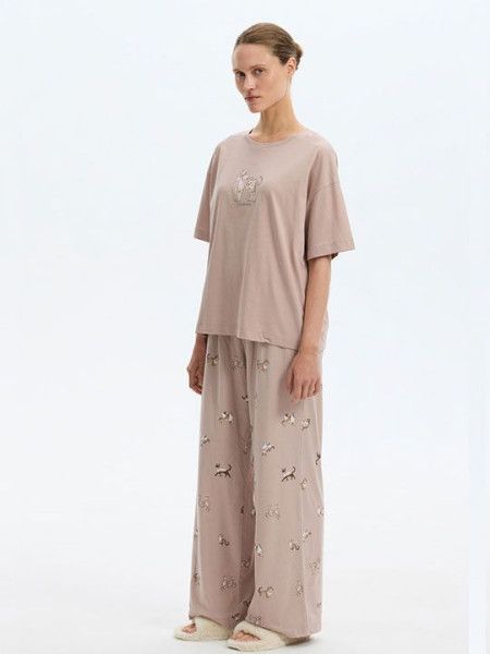 №е20225 пижама с брюками "кошки" от магазина «Зона Белья»