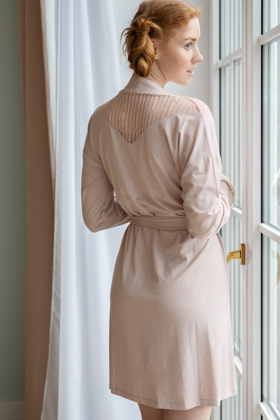 халат k-16 розовый от магазина «Зона Белья»