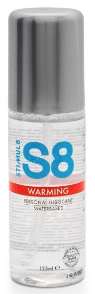 согревающий лубрикант на водной основе stimul8 warming - 125 мл. от магазина «Зона Белья»