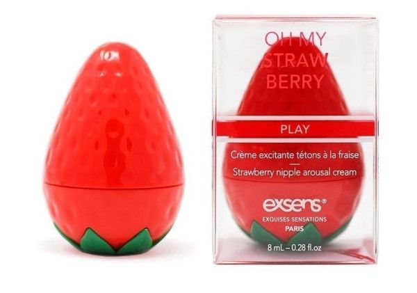 крем для стимуляции сосков oh my strawberry - 8 мл. от магазина «Зона Белья»