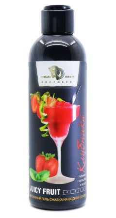 интимный гель-смазка juicy fruit с ароматом клубники - 200 мл. купить по доступной цене в интернет-магазине Zonabelya.ru! 