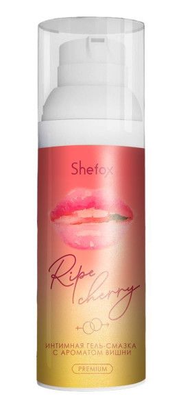 интимная гель-смазка shefox premium «спелая вишня» - 50 мл. от магазина «Зона Белья»