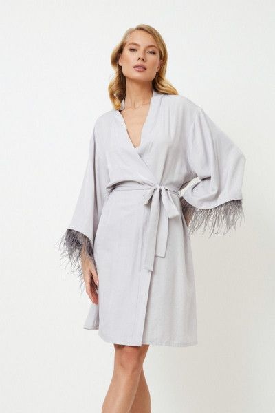 brigitte grey халат женский от магазина «Зона Белья»