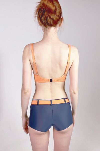 купальник ofelia new graphite-salmon от магазина «Зона Белья»