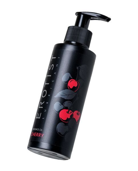 массажное масло erotist cherry с ароматом вишни - 150 мл. от магазина «Зона Белья»