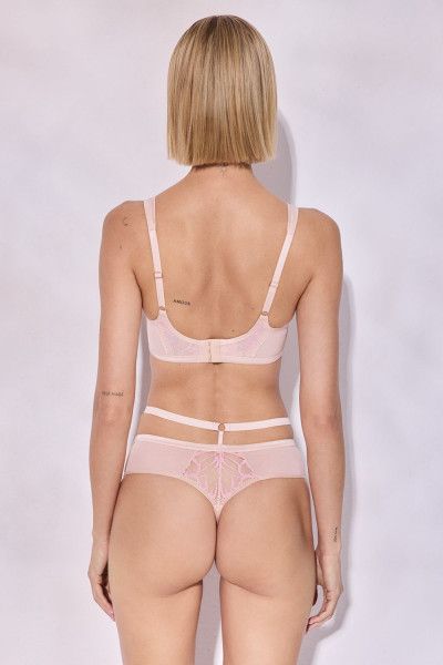 Трусы-стринги Glossy Iris Stringi Beige/Pink
