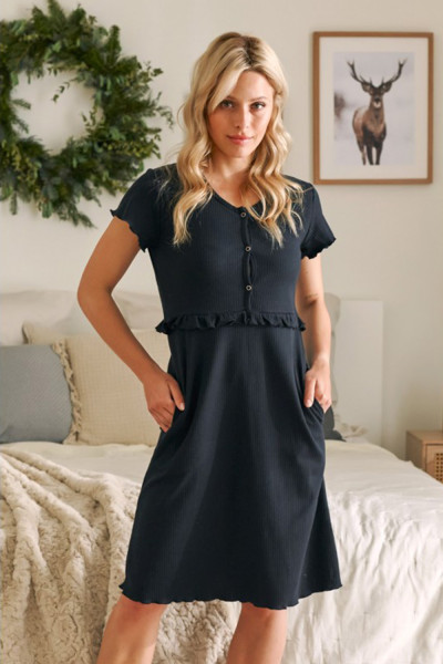 сорочка tcb.4543 black от магазина «Зона Белья»