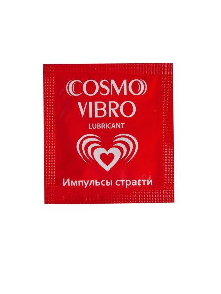 саше женского стимулирующего лубриканта на силиконовой основе cosmo vibro - 3 гр. от магазина «Зона Белья»