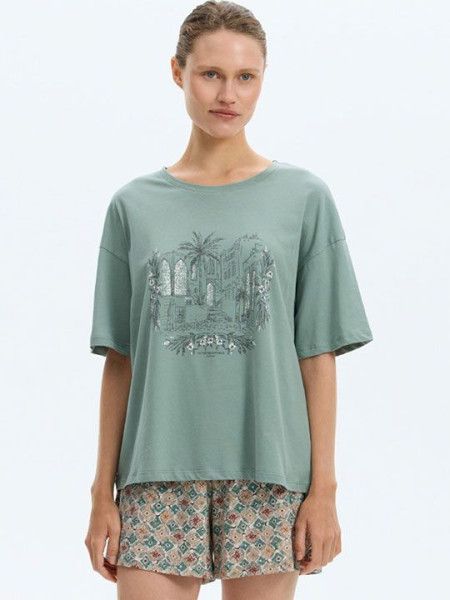 №е20195 пижама с шортами "мозаика" от магазина «Зона Белья»