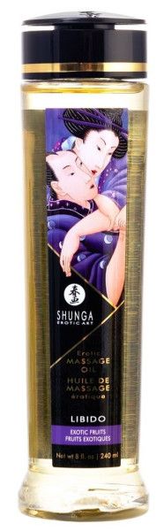 массажное масло libido exotic fruits с ароматом экзотических фруктов - 240 мл. от магазина «Зона Белья»