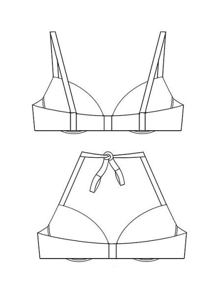 купальник me34 sielei формовка слип от магазина «Зона Белья»