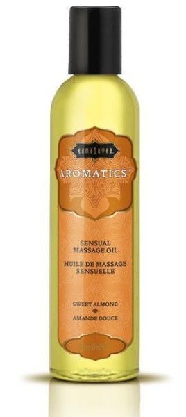 массажное масло с миндальным ароматом sweet almond - 59 мл. от магазина «Зона Белья»