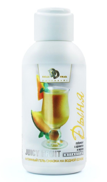 интимный гель на водной основе juicy fruit с ароматом дыни - 100 мл. от магазина «Зона Белья»