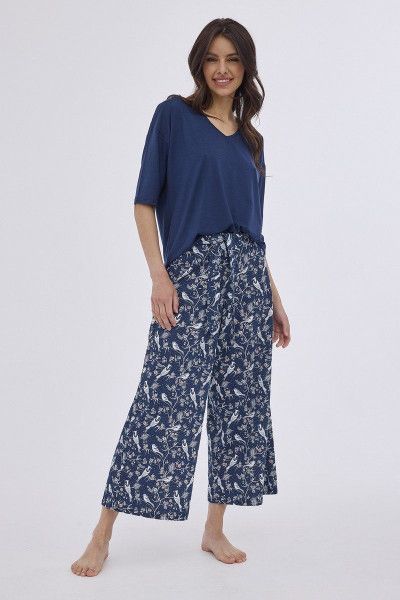 844 betsy 3/4 пижама женская со штанами от магазина «Зона Белья»