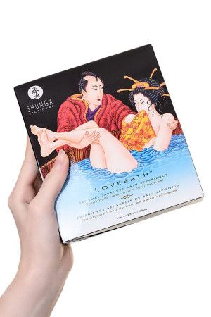 соль для ванны lovebath ocean temptation, превращающая воду в гель - 650 гр. купить по доступной цене в интернет-магазине Zonabelya.ru! 