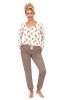 пижама reni long pyjamas beige купить по доступной цене в интернет-магазине Zonabelya.ru! 