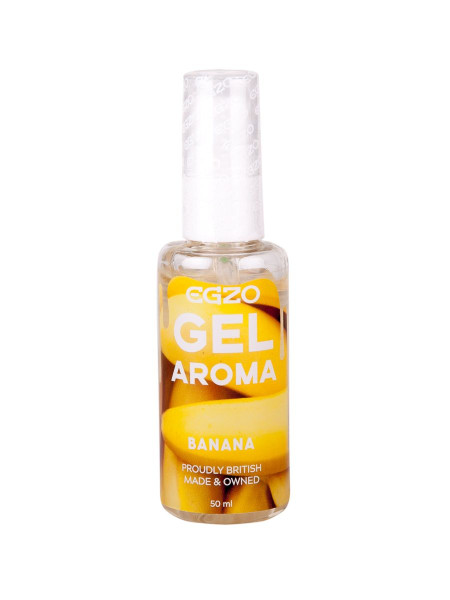 интимный лубрикант egzo aroma с ароматом банана - 50 мл. от магазина «Зона Белья»