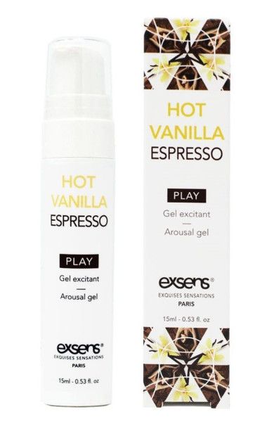 возбуждающий гель hot vanilla espresso arousal gel - 15 мл. от магазина «Зона Белья»