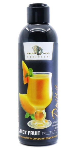 интимный гель на водной основе juicy fruit с ароматом дыни - 200 мл. от магазина «Зона Белья»