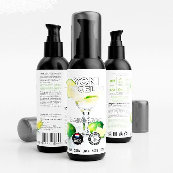 лубрикант для орального секса sgan со вкусом коктейля «маргарита» - 100 мл. от магазина «Зона Белья»