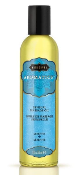 массажное масло с травяным ароматом serenity - 236 мл. от магазина «Зона Белья»