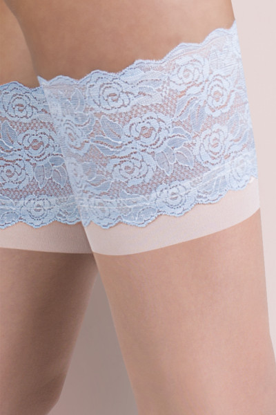 чулки 473 katherine natural/bianco/blue от магазина «Зона Белья»