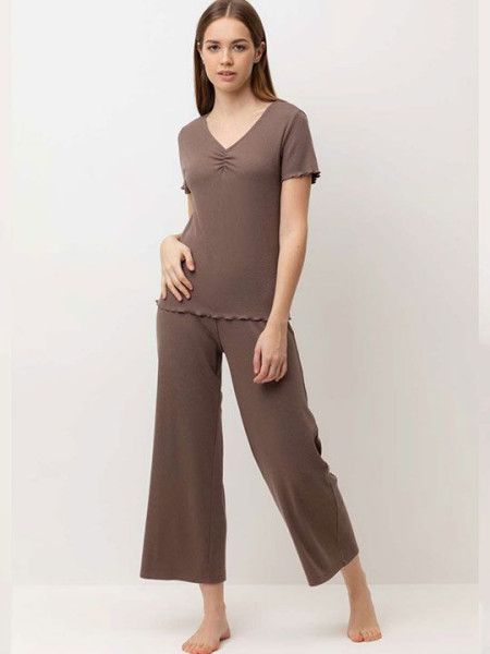 №е20194 пижама с брюками "яркая осень" от магазина «Зона Белья»