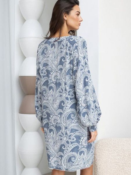 №1975 Платье домашнее "Pacific Ocean"