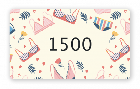 подарочный сертификат на 1500 рублей купить по доступной цене в интернет-магазине Zonabelya.ru! 