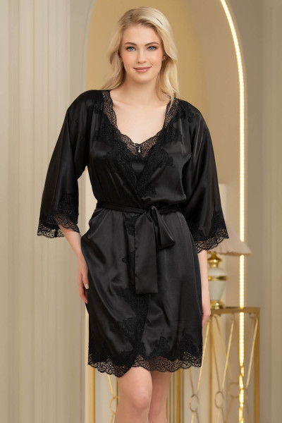халат arianna 3943 черный от магазина «Зона Белья»
