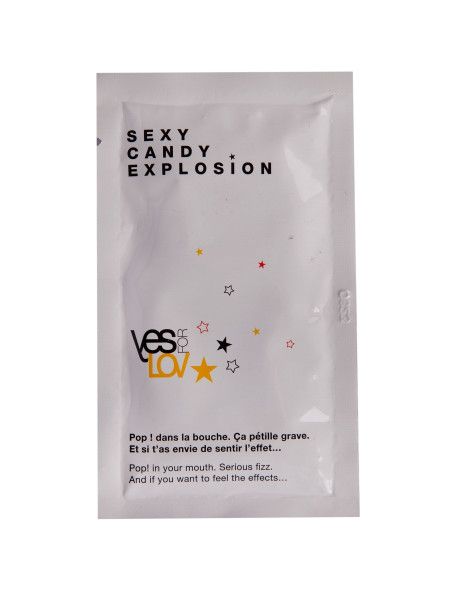 порошок для оральных ласк и массажа sexy candy explosion - 7 гр. от магазина «Зона Белья»
