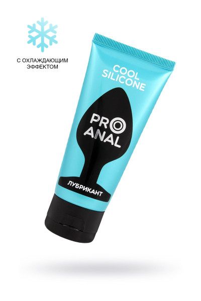 водно-силиконовый лубрикант proanal cool silicone - 50 гр. от магазина «Зона Белья»