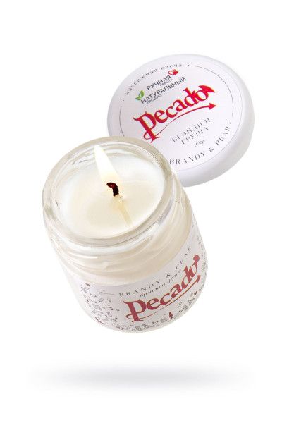 массажная свеча brandy & pear - 35 мл. от магазина «Зона Белья»