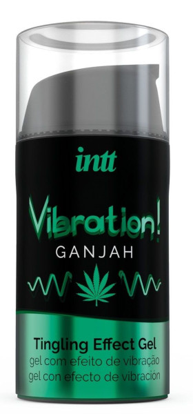 жидкий интимный гель с эффектом вибрации vibration! ganjah - 15 мл. от магазина «Зона Белья»