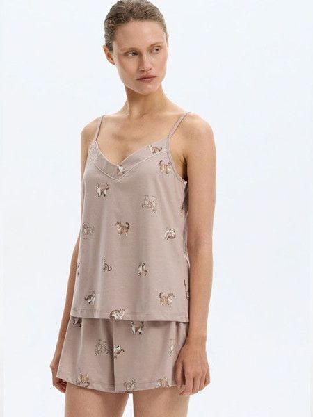 №е20175 пижама с шортами "кошки" от магазина «Зона Белья»