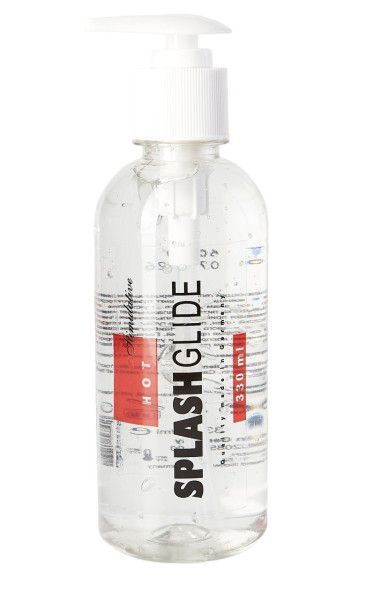 возбуждающий лубрикант на водной основе splashglide hot stimulative - 330 мл. от магазина «Зона Белья»