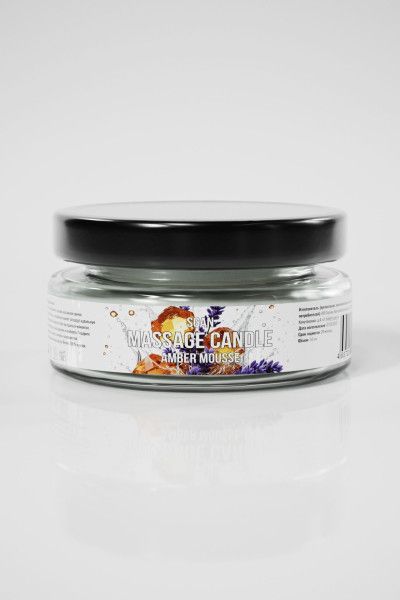 массажная свеча «янтарный мусс» - 50 мл. от магазина «Зона Белья»